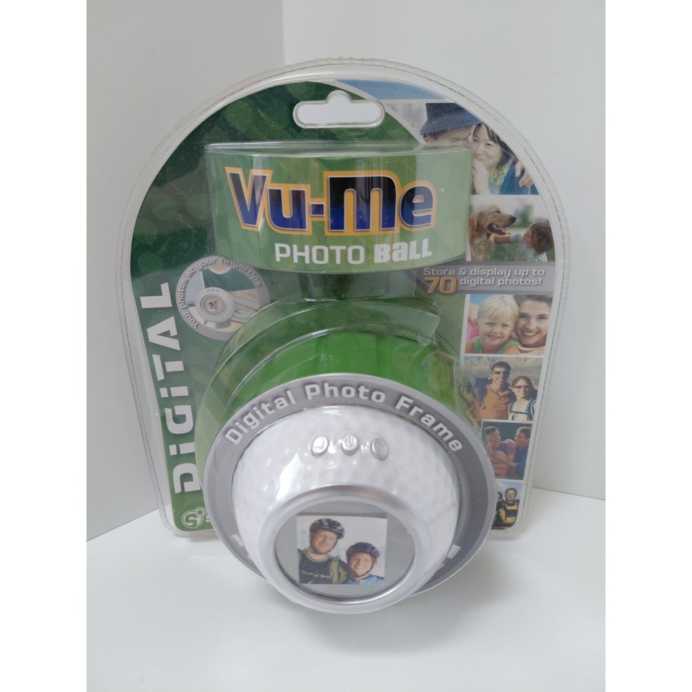 Photo Golf Ball Digital Photo Frame New Sealed Holds 70‎ Pictures NEW